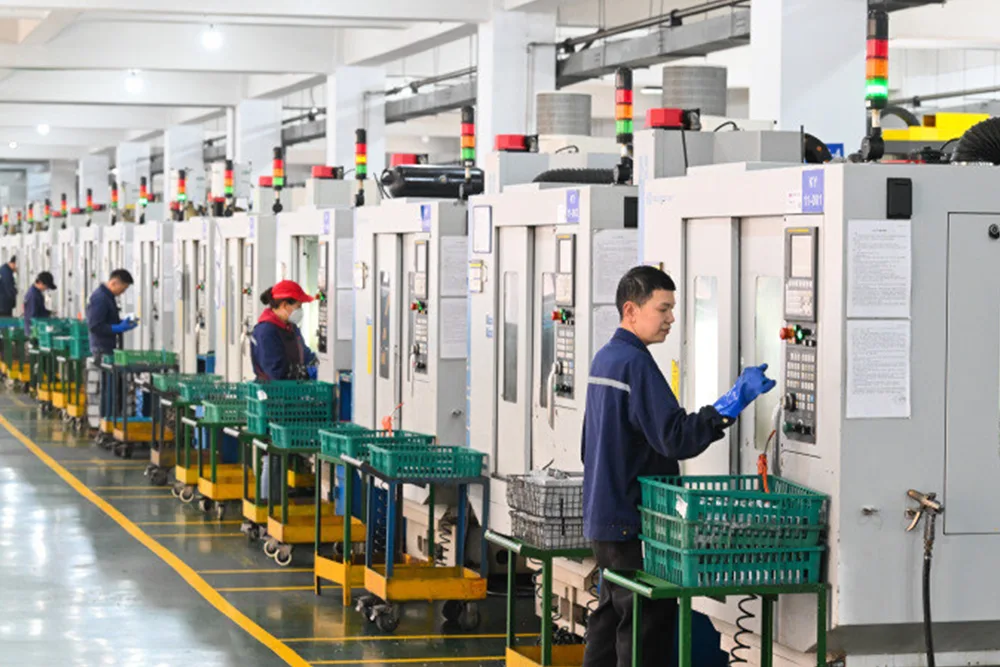 CNC Machining Facility for Motorcycle Parts Manufacturing